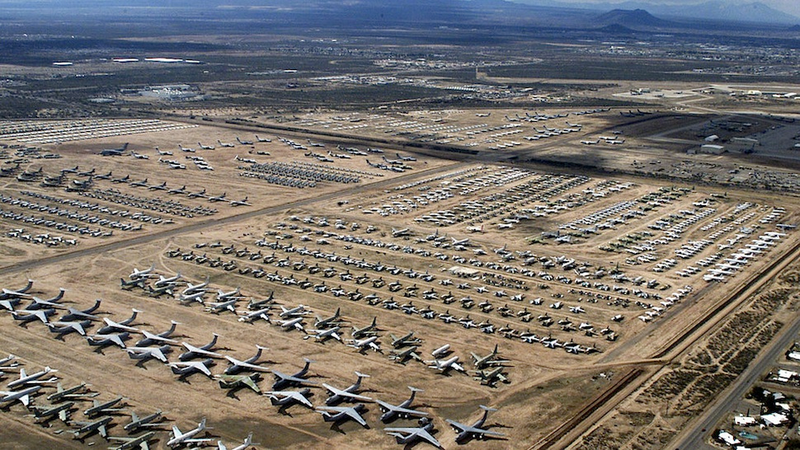 Illustration for article titled The World's Most Bizarre Aircraft Graveyards